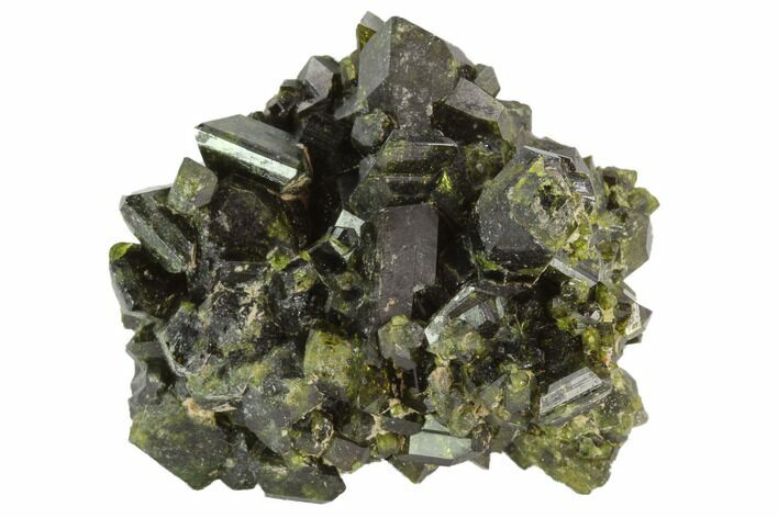 Epidote Crystal Cluster - Peru #98949